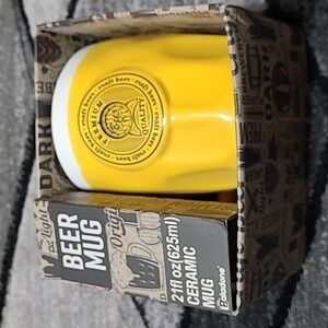 PREMIUM CRAFT BEER THEMED CERAMIC BEER MUG 🍺 21 FL OZ
